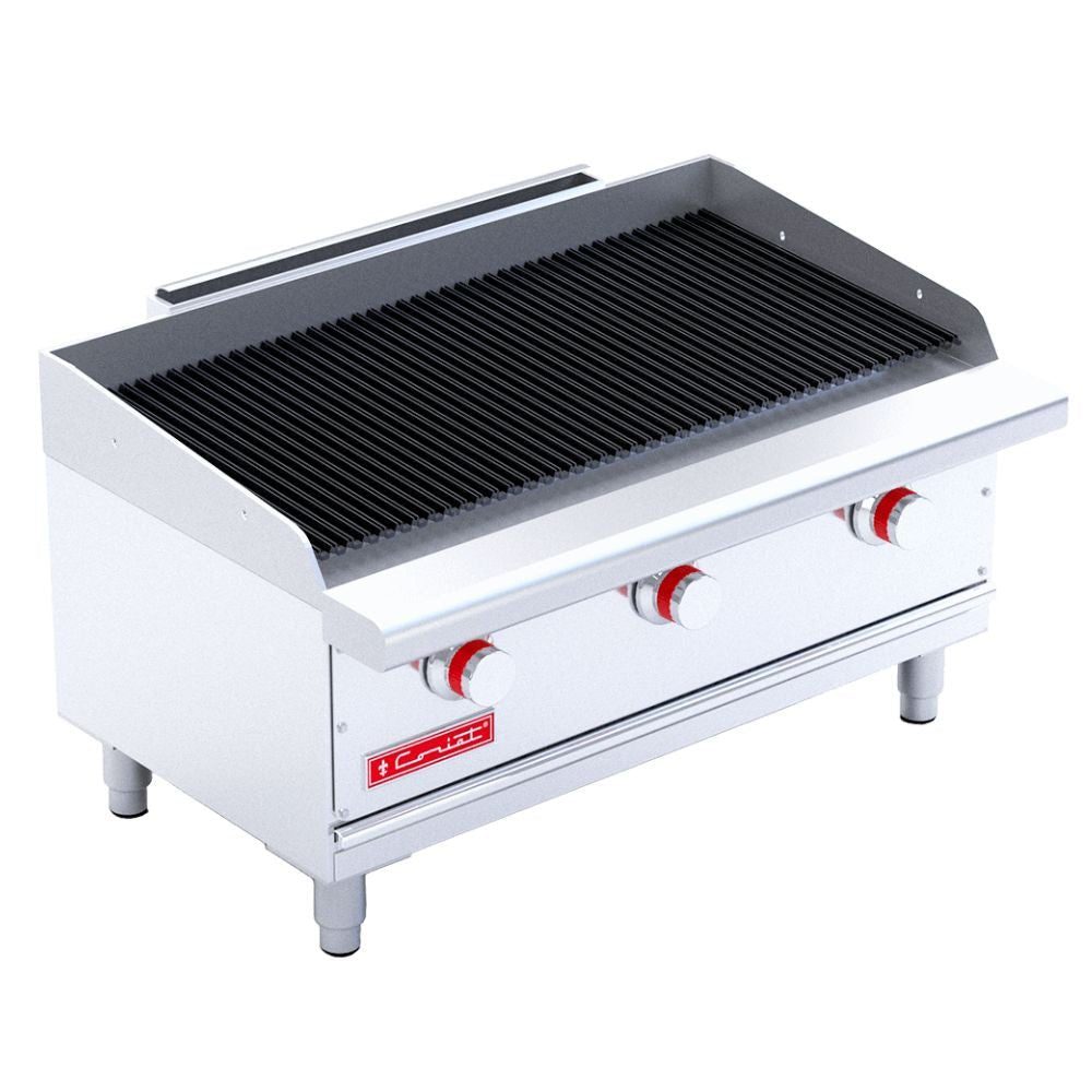 Coriat ACH-3 PETIT Asador Gas Asar Tostar Restaurante Cocina Comedor Industriales Asada Autoservicio Alta Cocina. Ideal para restaurante, cocina, industrial, tostar, abrasar, alta cocina, banquetes, alta cocina, negocio, cocinar, carne, res, puerco, pollo, hamburguesas, verduras, vegetales, elotes, barbecue, bbq, brochetas, carne asada, autoservicio, etc. KitchenMax.Store. Envíos seguros a todo México. Cotiza hoy mismo.
