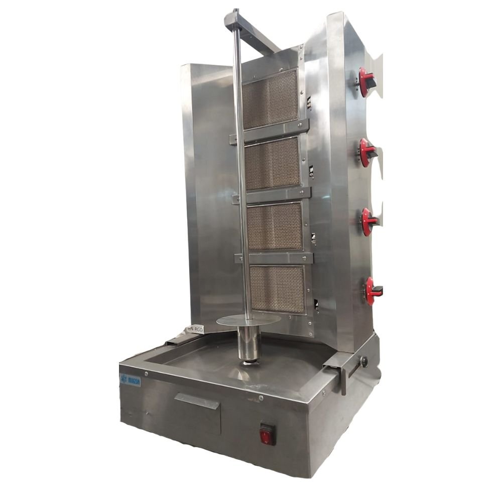 ASADOR DONERAKI MIGSA BNRG03 | Asador | 3 Cerámicas | Plancha | Gas | Taquería Tianguis Tacos
