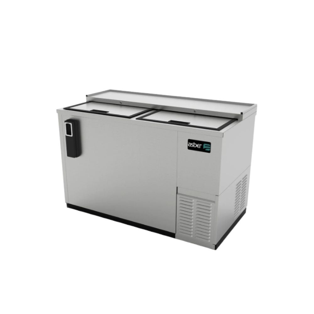 BOTELLERO ASBER ADBC-50 HC | Botellero | 2 Puertas Deslizables | Control Temperatura | Bar Barra | Cerveza Restaurante Hotel Cafeteria Bistro Fonda Pub Cantina Bebidas Frescas Botellas Latas