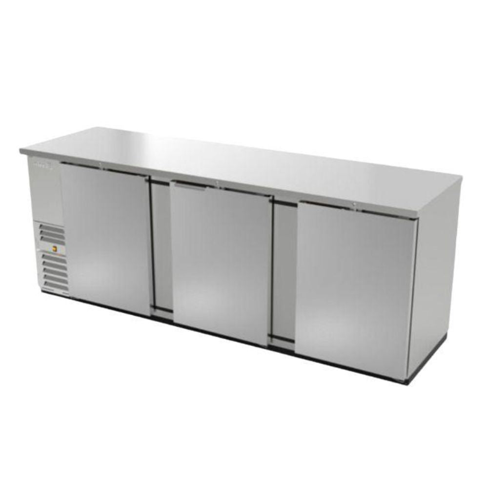 REFRIGERADOR ASBER ABBC-94 HC / S-HC | Refrigerador Contra Barra | 3 Puertas Solidas | Iluminación Interior | Cerraduras | Evaporación Automática | Parrillas | Cocina Hotel Fonda Restaurante Cafeteria Bar Bebidas Conservar Cerveza