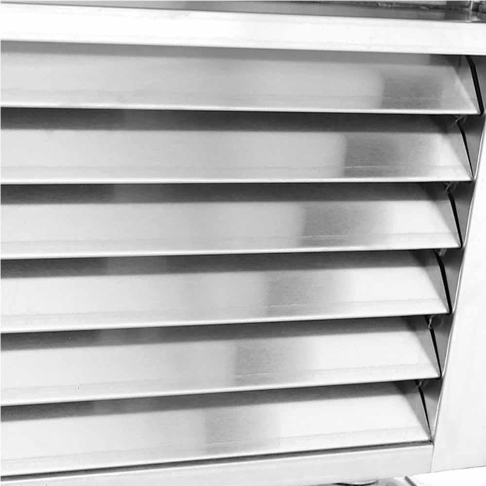 Atosa MCF8605GR Refrigerador Vertical 2 Puertas Cristal 8 Parrillas Acero Inoxidable - Refrigeradores - Atosa - KitchenMax Store