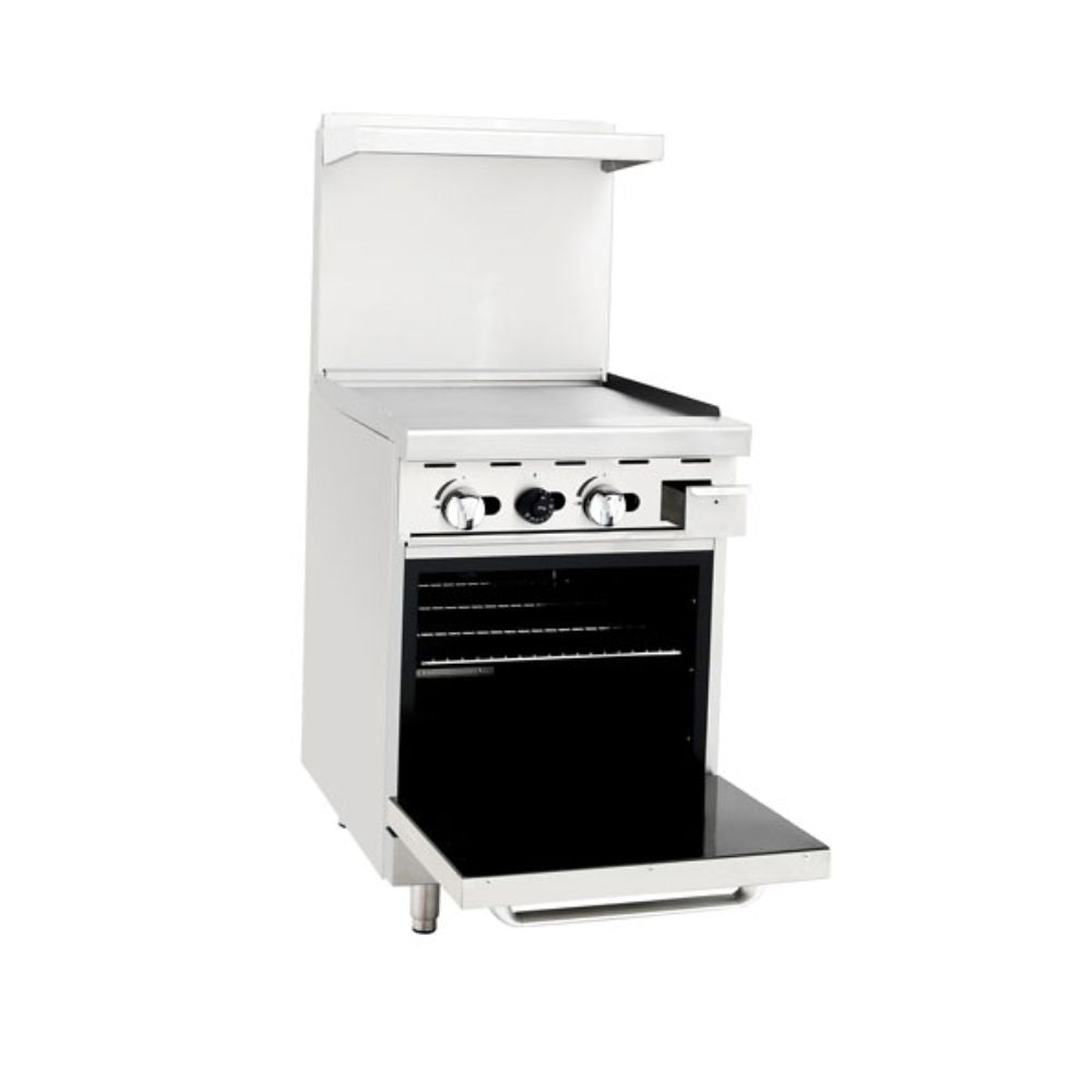 Atosa ATO-24G Estufa Gas 1 Quemador 1 Plancha 1 Horno Acero Inoxidable - - Atosa - KitchenMax Store
