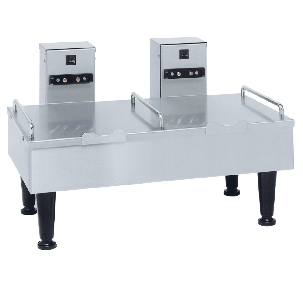 Bunn 2SH STAND, 120V Pedestal Doble para Servidores Cafe Restaurante Bar Buffete Cafe Americano Cocina Comedor Industrial Funeraria Sala de Espera Envíos seguros a todo México. Cotiza hoy mismo. KitchenMax.Store