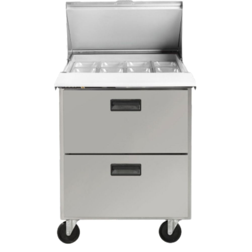Centerline CLPT-2708-DW 27” Mesa Preparacion Trabajo 2 Cajones 70.9 cm - - Centerline - KitchenMax Store
