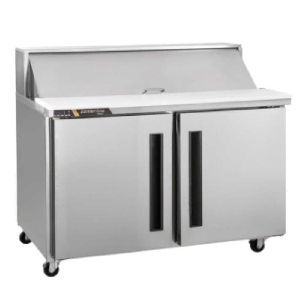 Centerline CLPT-3615-SD-LR 36” Mesa Preparacion MegaTop 2 Puertas Solidas Abertura Izquierda Derecha 92.9 cm - - Centerline - KitchenMax Store