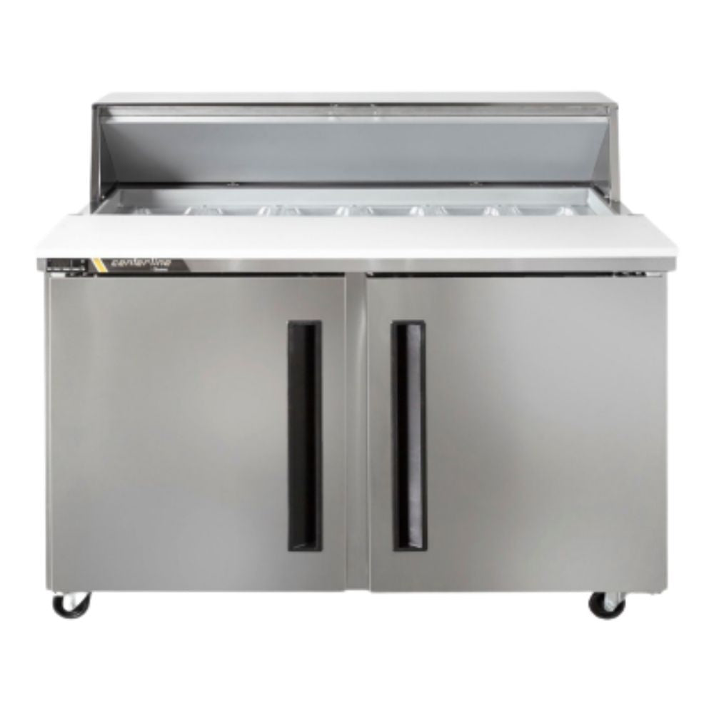 Centerline CLPT-6016-SD-LR 60” Mesa Preparacion 2 Puertas Solidas Abertura Derecha Derecha 153.9 cm - - Centerline - KitchenMax Store