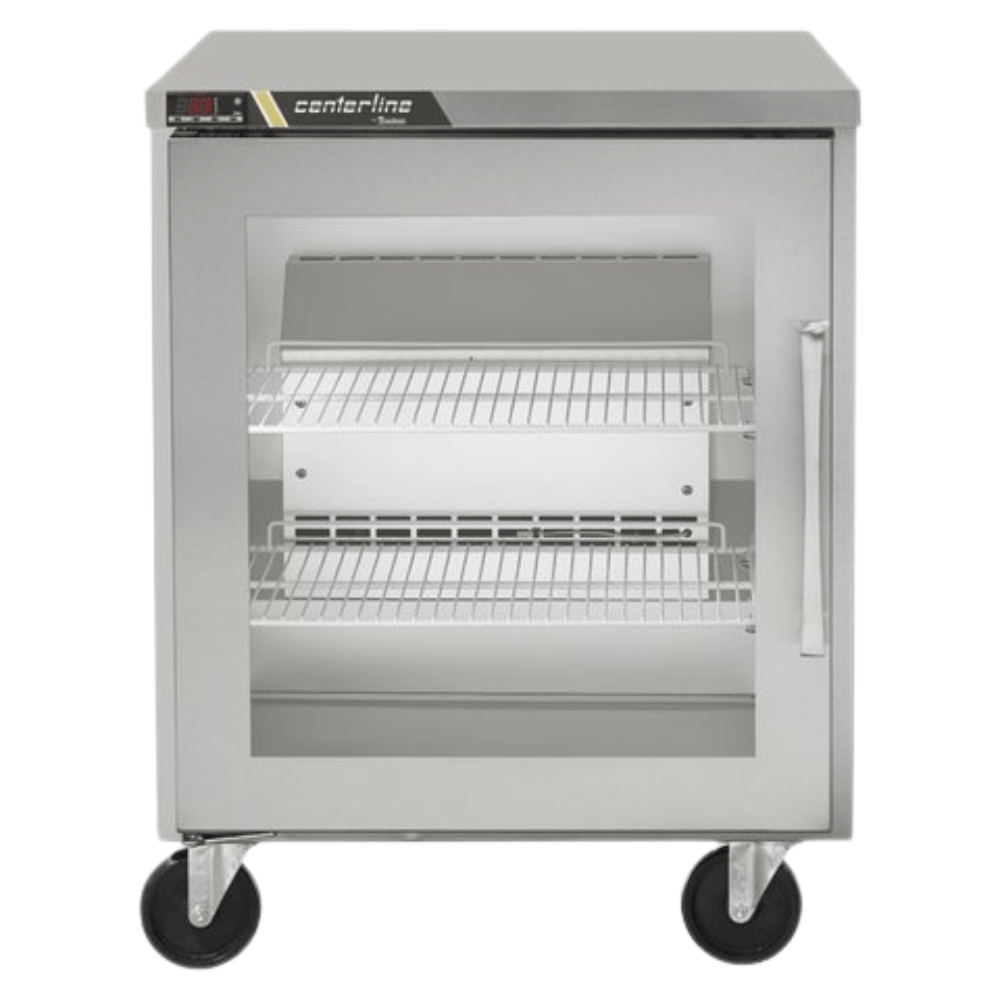 Centerline CLUC-27R-GD-L 27" Refrigerador Bajo Barra Puerta Cristal Abertura Izquierda 69.9 cm frente - - Centerline - KitchenMax Store
