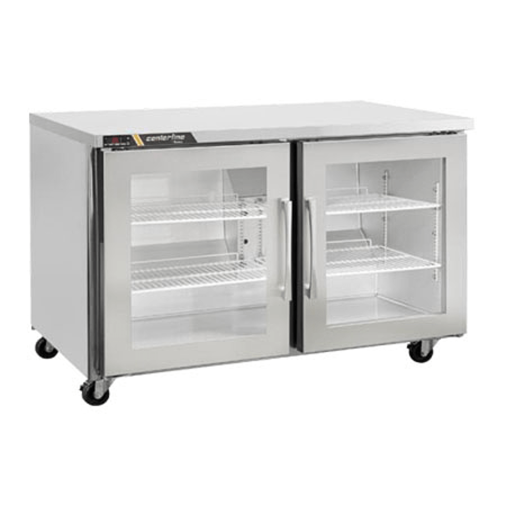 Centerline CLUC-36R-GD-LL 36” Refrigerador Bajo Barra Puertas Crital con Abertura Izquierda 92.1 cm frente - - Centerline - KitchenMax Store