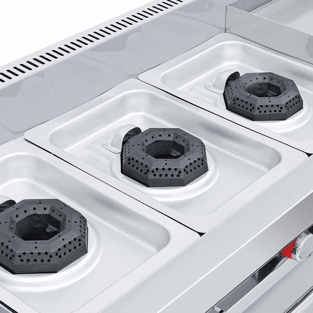 Coriat EC-3-H-GRILL PETIT Estufa 3 Quemadores Horno Plancha - Estufas / Parrillas - Coriat - KitchenMax Store