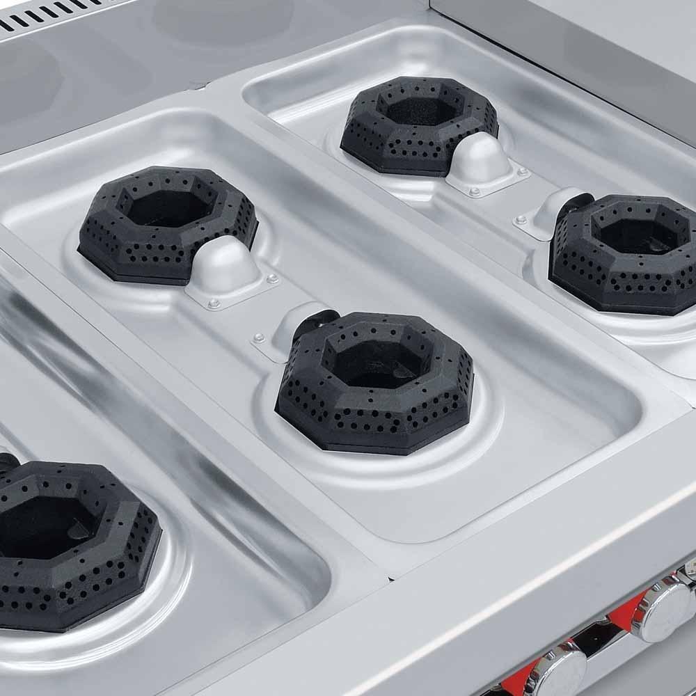 Coriat EC-6-H-GRILL MASTER Estufa 6 Quemadores Horno Plancha - Estufas / Parrillas - Coriat - KitchenMax Store
