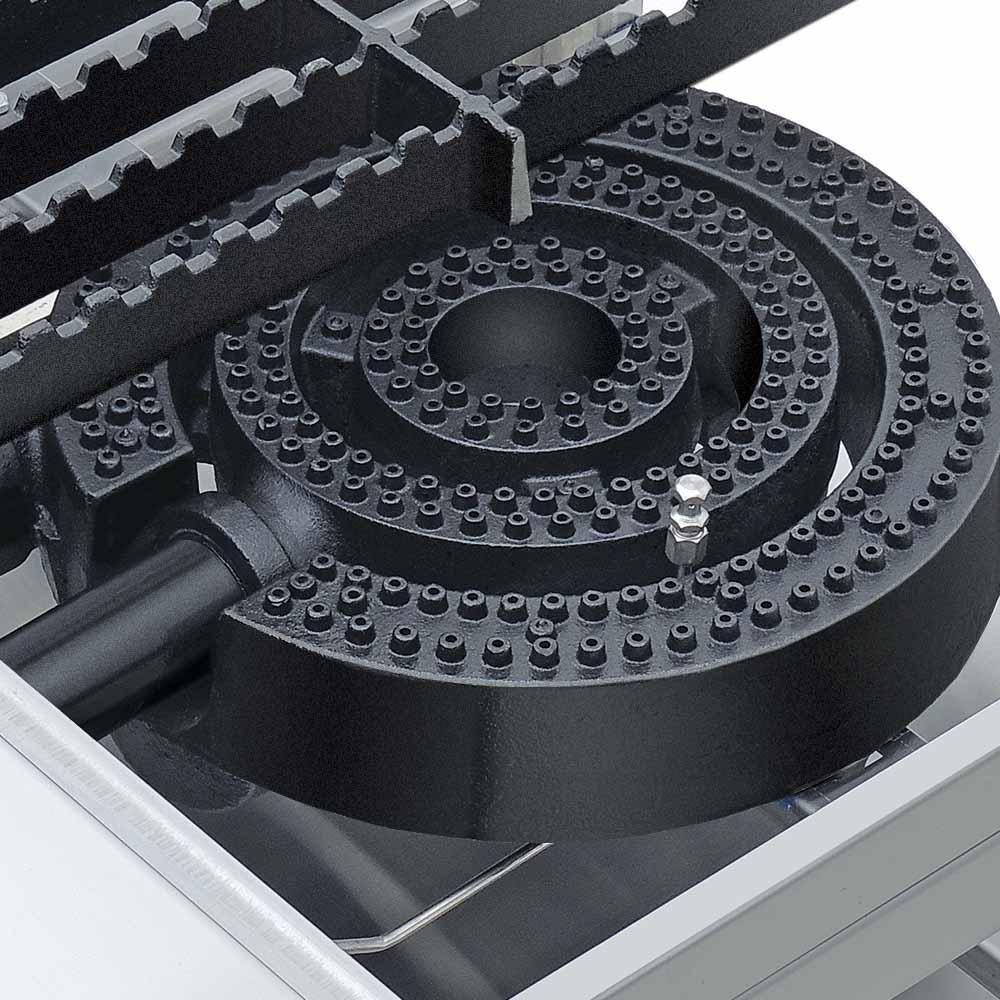 ESTUFÓN CORIAT EC-3T MASTER | Estufón | 3 Secciónes | 3 Quemadores Concéntrico Hierro Fundido | Gas | Hotel Restaurante Comedor Industrial Fonda Restaurante Cafetería Bistro Zona Alimentos Comida Callejera Negocio Fogón