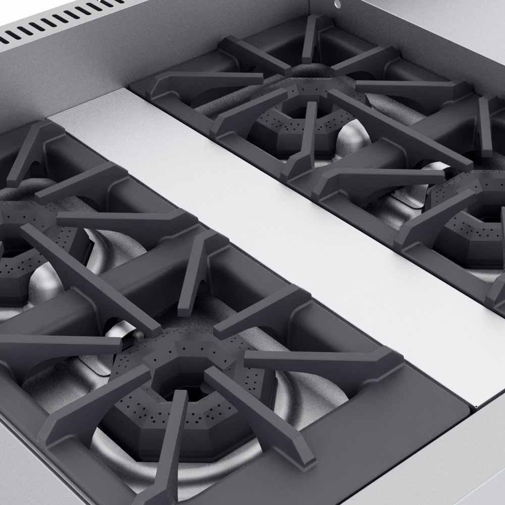 Coriat MINICHEF MESA MASTER Estufa 2 Parrillas 4 Quemadores Plancha Gratinador - Estufas Maestras - Coriat - KitchenMax Store