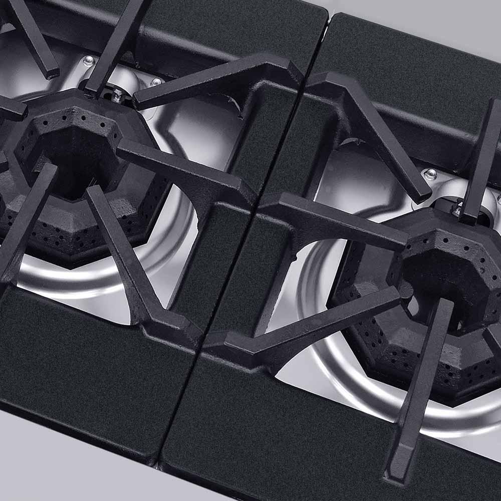 Coriat MULTIPLE TURBO PETIT Estufa 2 Quemadores Horno Asador Acero Inoxidable - Estufas / Parrillas - Coriat - KitchenMax Store