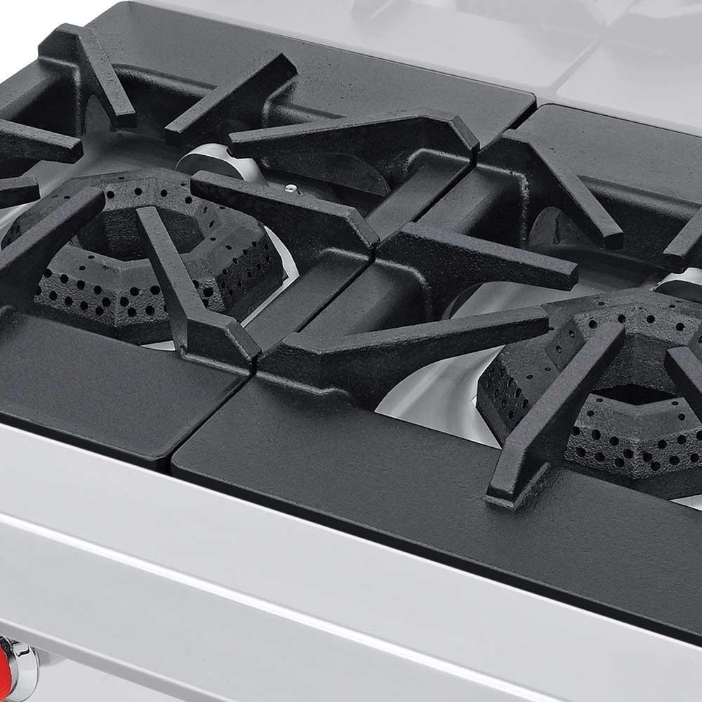 PARRILLA CORIAT PCH-2 DE MESA HD | Parrilla 2 Quemadores | 2 Parrillas Hierro Fundido | 2 Cubiertas Seme-Selladas | Gas | Quemadores Parrilla Sin Horno Charola Derrame Compacta Hierro Piloto Coccion Cocina Industrial Negocio Comida Preparacion de alimentos Restaurante Temperatura Base