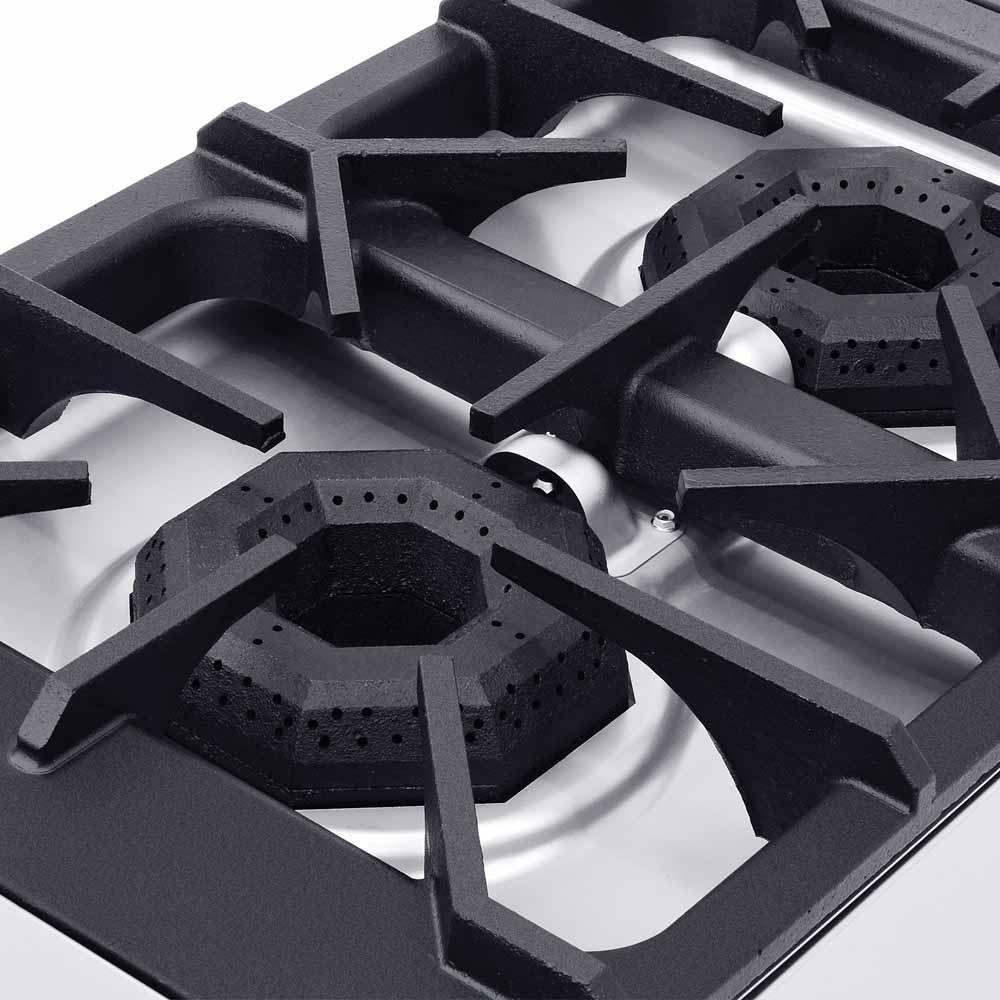 PARRILLA CORIAT PCV-2 DE MESA HD | Parrilla 2 Quemadores | 1 Parilla Hierro Fundido | 1 Cubierta Semi-Sellada | Gas | Comisariatos Comida corrida Funerarias Hoteleria Cafeteria Hospitales Comedores Industriales