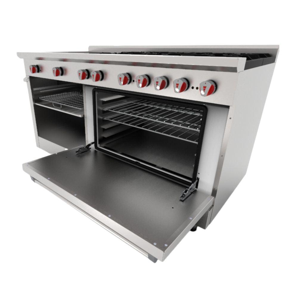Drago CG-61PD Estufa 6 Quemadores Horno Plancha Gratinador - - Drago - KitchenMax Store
