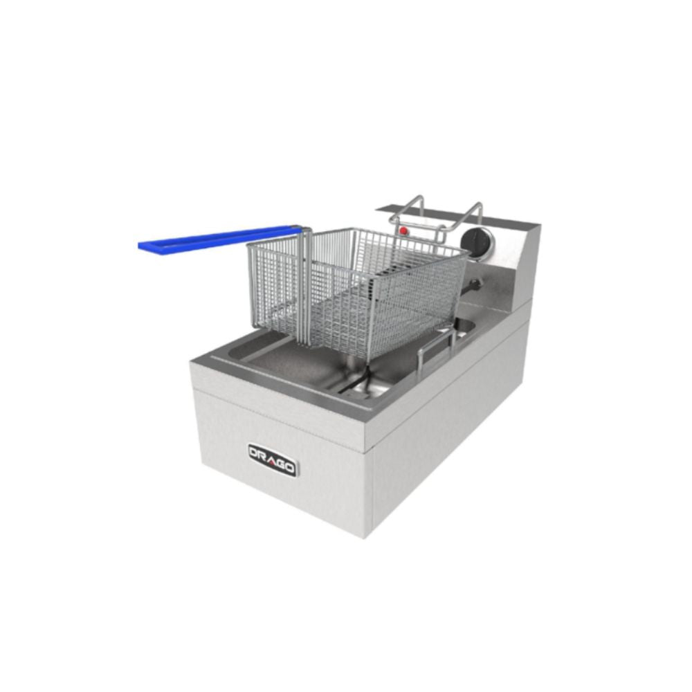 Drago FE-5 Freidor Electrico 1 Canastilla Acero Inoxidable - - Drago - KitchenMax Store