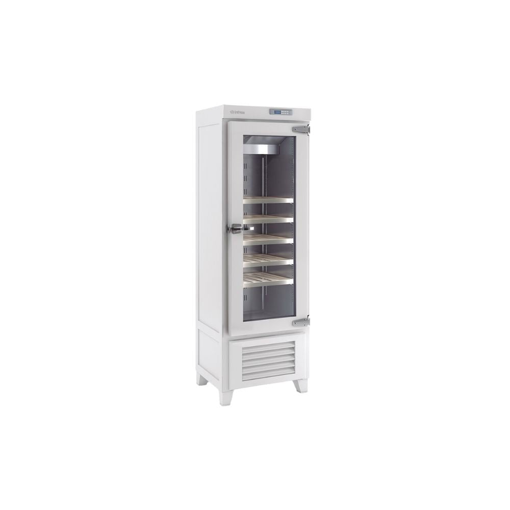 ENFRIADOR INFRICO EVV23R1G | Enfriador Botellero Vertical para Vinos | 1 Puerta Cristal | 90 Botellas | Madera | Bar Restaurante Hotel Refrigerar Congelar Cocina Comedor Cocina Industrial Conservar