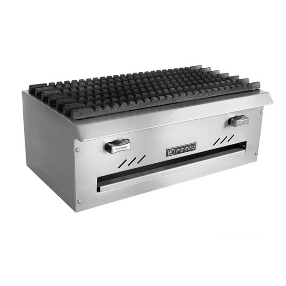 Ferro 16541001 Parrilla 2 Quemadores Frontal Acero Inoxidable - Parrilla - Ferro - KitchenMax Store