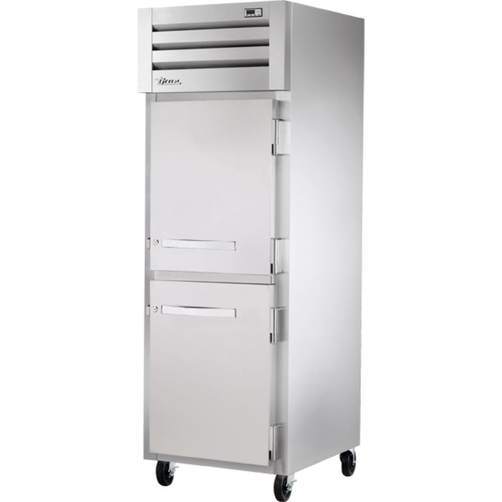 GABINETE CALIENTE TRUE STR1H-2HS | Gabinete con Calefacción Vertical | 2 Medias Puertas Solidas | Acero Inoxidable Aluminio | Restaurante Cocina Industrial Panaderia Pasteleria Restaurante Cocina Industrial Banquetes Pan Masa Hoteles Cafeterías Estadios Arenas Empresas de Servicio Alimentación Caliente Alimentos