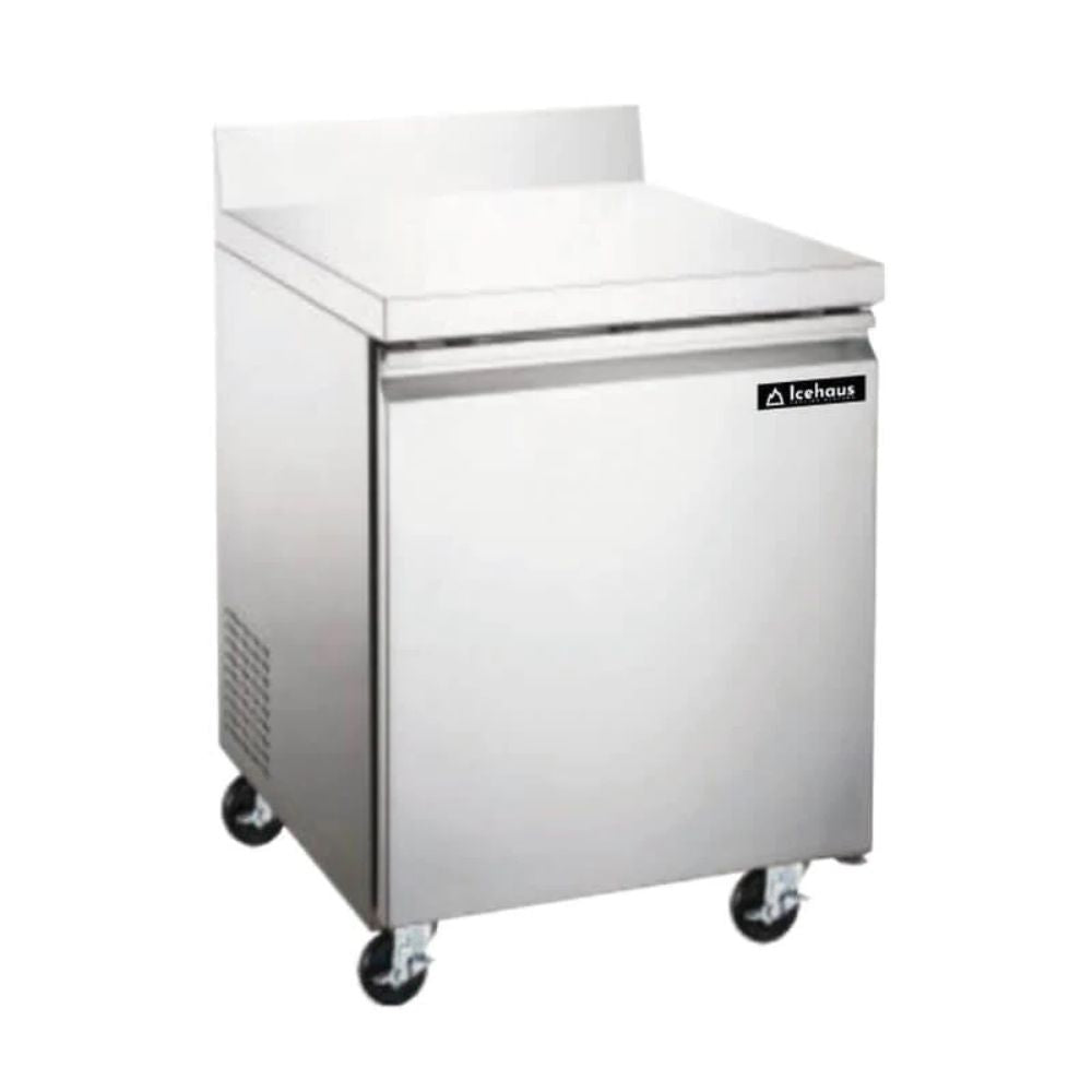 Icehaus MTR-1P-SS-01 Mesa De Trabajo/Refrigerador 1 Puerta 5 ft3 Bar Restaurante Cafeteria Guarniciones Comedores Industriales Cocinas Industriales Panaderia Carniceria Preparacion Sushi Postres Ensaladas Baguettes. KitchenMax.Store. Envíos seguros a todo México. Cotiza hoy mismo.