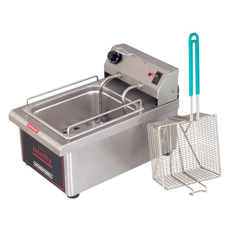 International F5L-E Freidor Electrico 5 Litros 127 V Acero Inoxidable - Freidores - International - KitchenMax Store
