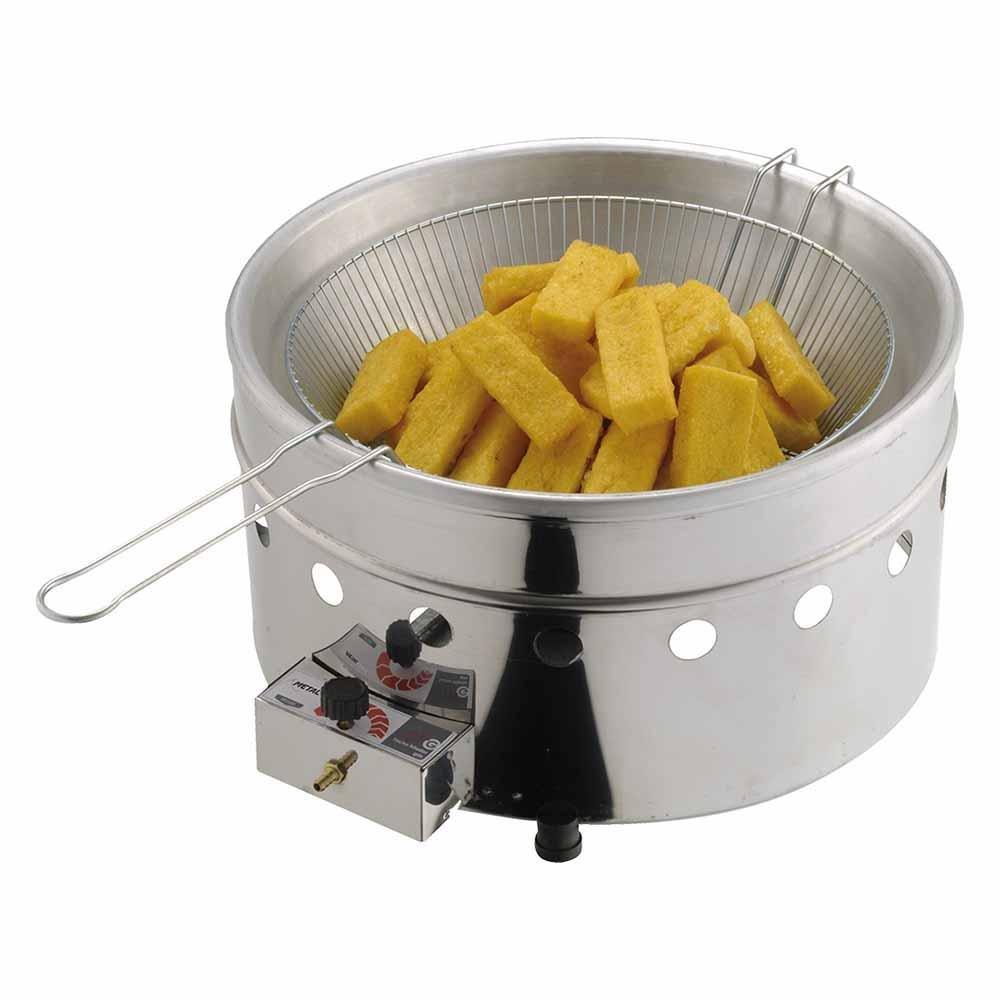 Metalcubas Tfrg5 Freidora A Gas 1 Canastilla 5 Lts. Acero Inoxidable - Freidores - Metalcubas - KitchenMax Store