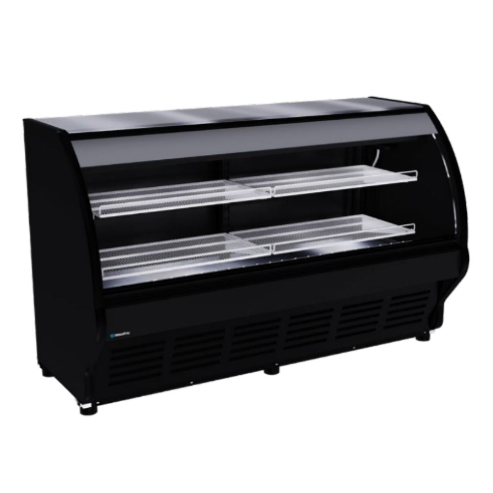 Metalfrio VCM200 Vitrina Exhibidora Acero Inoxidable Cristal Curvo - - Metalfrio - KitchenMax Store