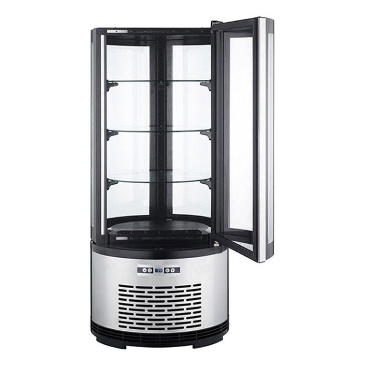 Migsa Arc-100R Refrigerador Vertical Circular. 48 cm. 100 Lt / 3.5 pies - 110 V. - Vitrinas - Migsa - KitchenMax Store