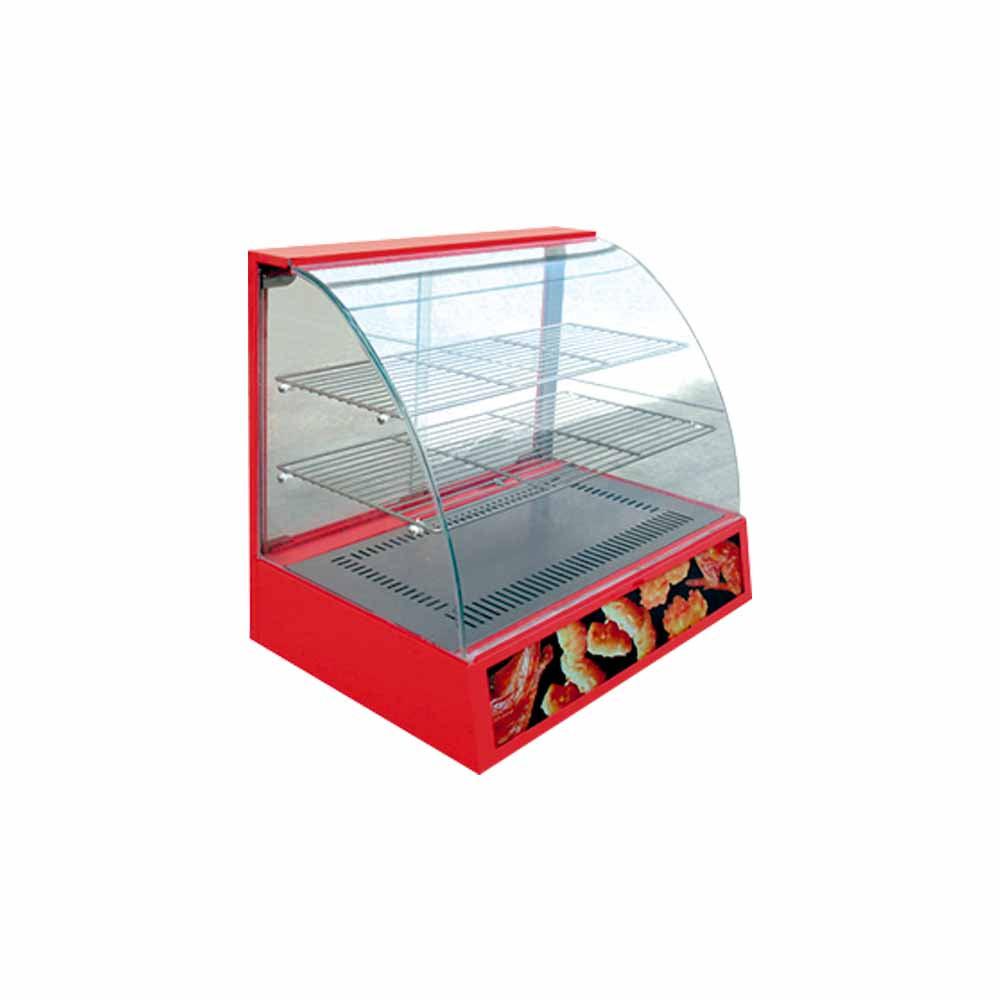 Migsa Bn-660R Vitrina Caliente Mostrador Cristal Curvo. 66 cm. - 110 V - Vitrinas Calientes - Migsa - KitchenMax Store