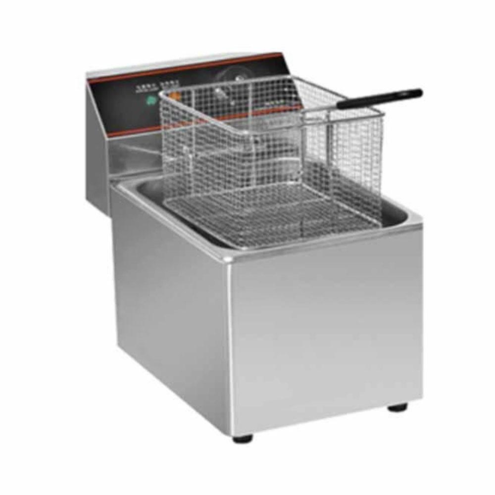 Migsa Ckef1Lts6 Freidora Eléctrica 1 Tina 6 Lts. Termostato Acero Inoxidable 120 V - Freidores - Migsa - KitchenMax Store