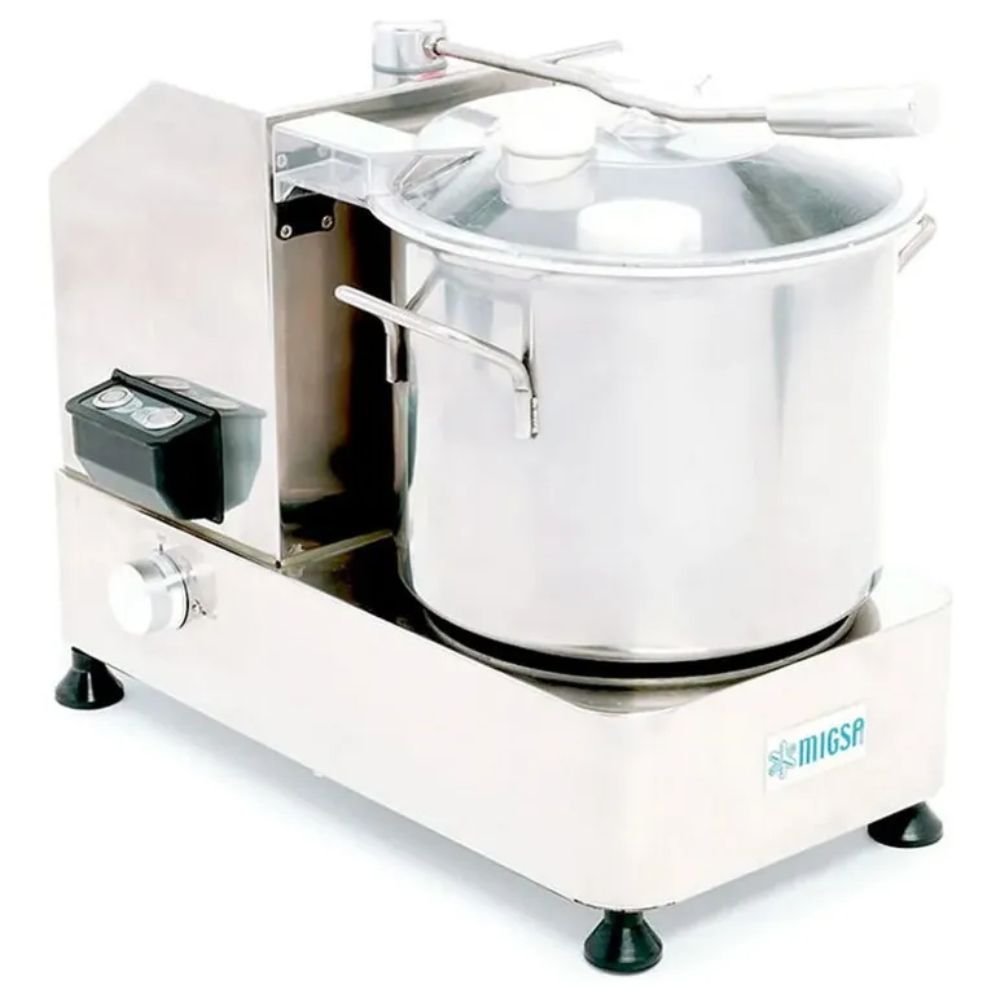 Migsa HR-9 Cutter De Mesa 9 Litros Tazon Acero Inoxidable - - Migsa - KitchenMax Store