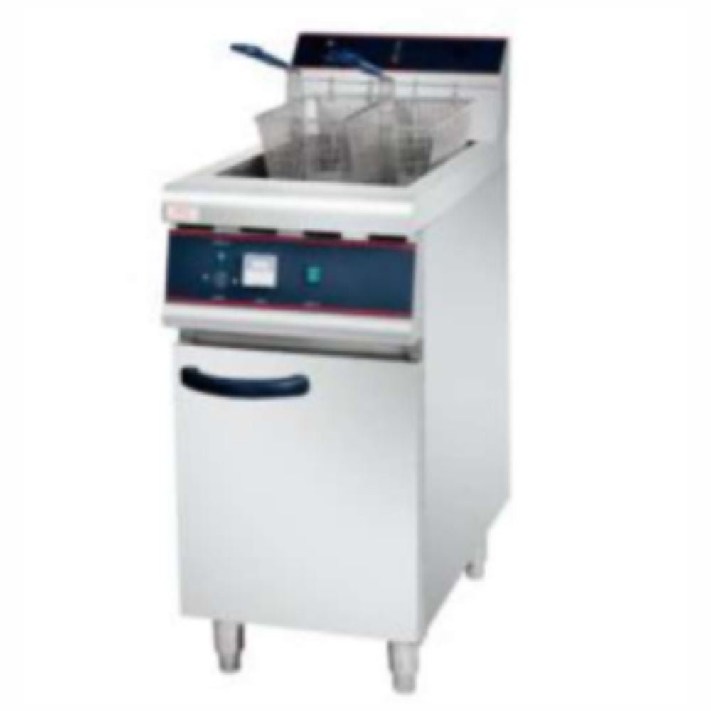 Migsa MEF30SI Freidora Electrica 2 Canastillas Restaurante Cocina Económica Freír Alimentos Freidores Alitas Papas A la Francesa Salchipulpos Pollo Snacks. KitchenMax.Store. Envíos seguros a todo México. Cotiza hoy mismo.