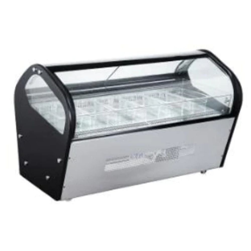 Migsa RTD-122L Vitrina Exhibidora Helados 6 Insertos Sobre Mostrador - - Migsa - KitchenMax Store