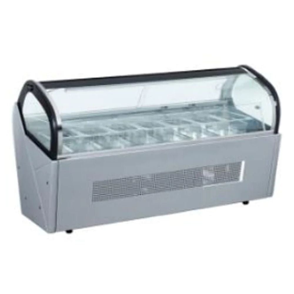 Migsa RTD-142L Vitrina Exhibidora Helados 8 Insertos Sobre Mostrador - - Migsa - KitchenMax Store