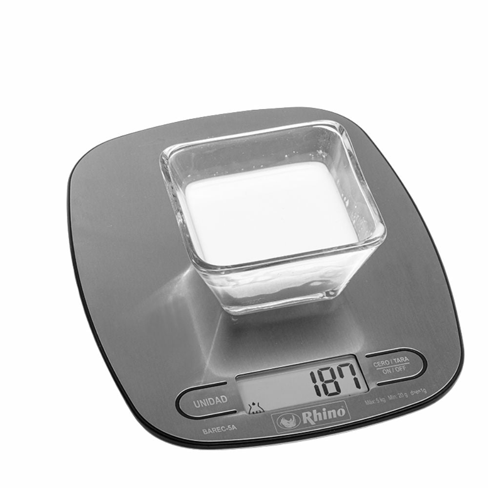 Rhino BAREC-5A Bascula Porcionadora 5 Kg - - Rhino - KitchenMax Store Rhino BAREC-5A Bascula Porcionadora 5 Kg Cocina Alimentos Frescos Restaurante Cafeteria Hotel Bistro Nutricion Comida Semillas Uso Domestico Comercial Hogar Envíos seguros a todo México. Cotiza hoy mismo.