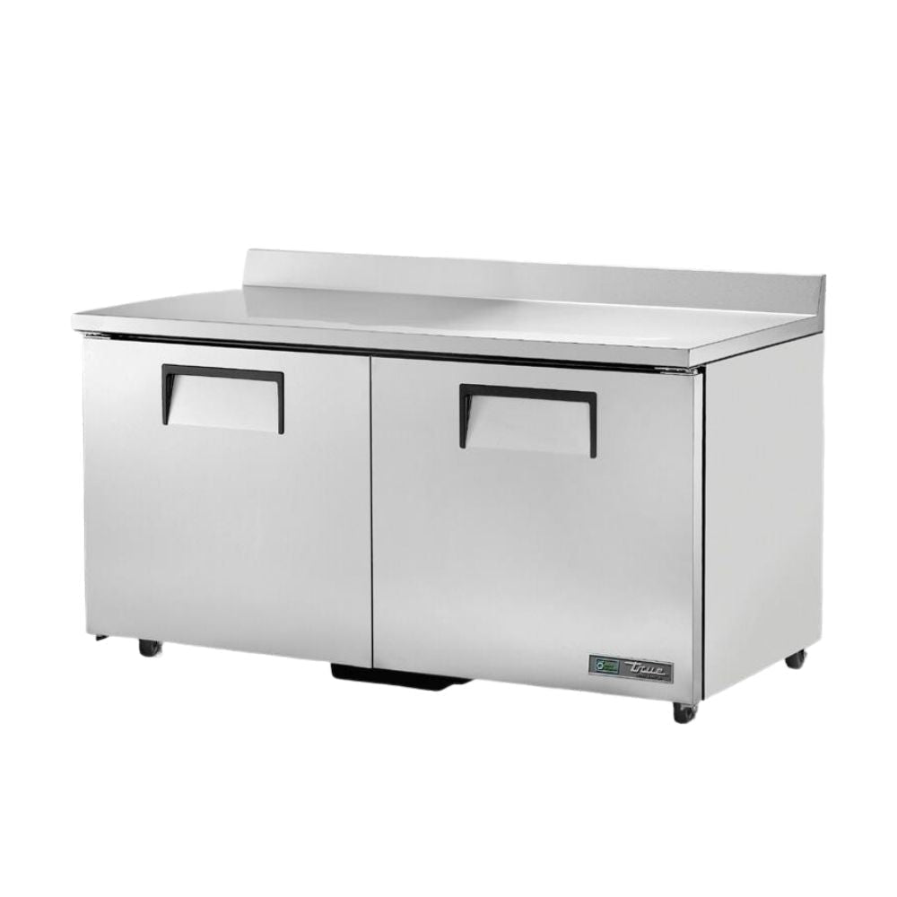 TRUE TWT-60-HC Mesa Refrigerada 2 Puertas Solidas Acero Inoxidable Gris - - True - KitchenMax Store