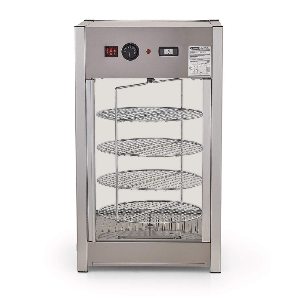 Torrey Vcg-46/97 Cvvcm046001 Vitrina Caliente Pizza Multinivel Giratoria 360 46 cm - Vitrinas Calientes - Torrey - KitchenMax Store