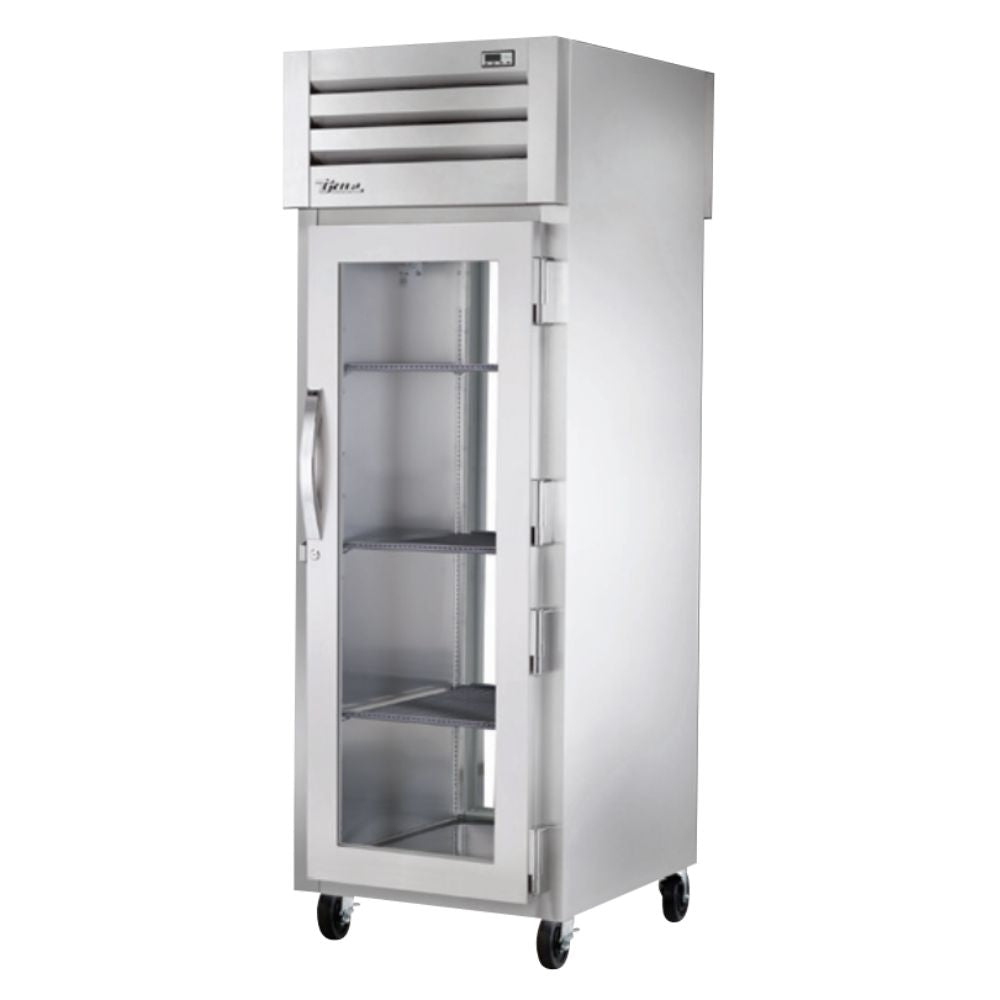 True STA1RPT-1G-1G-HC Refrigerador Vertical 1 Puerta Cristal 3 Parrillas - - True - KitchenMax Store