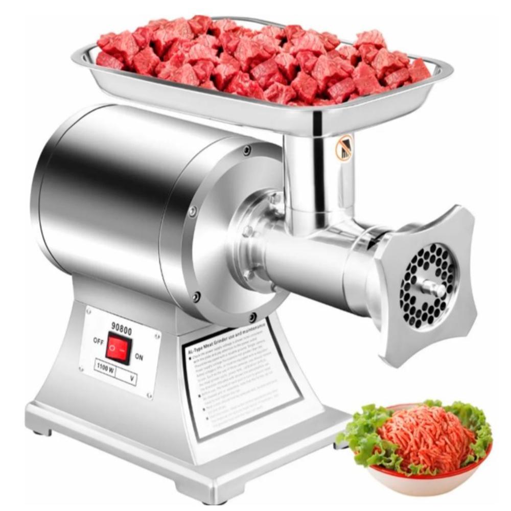 MOLINO KITCHENMAX STORE MOL1 | Molino Carne 250 Kg Hora | Acero Inoxidable | Carnicería Cremería Restaurante Carne Molida Roja Puerco Res Pollo Negocio Cocina Industrial Bistro