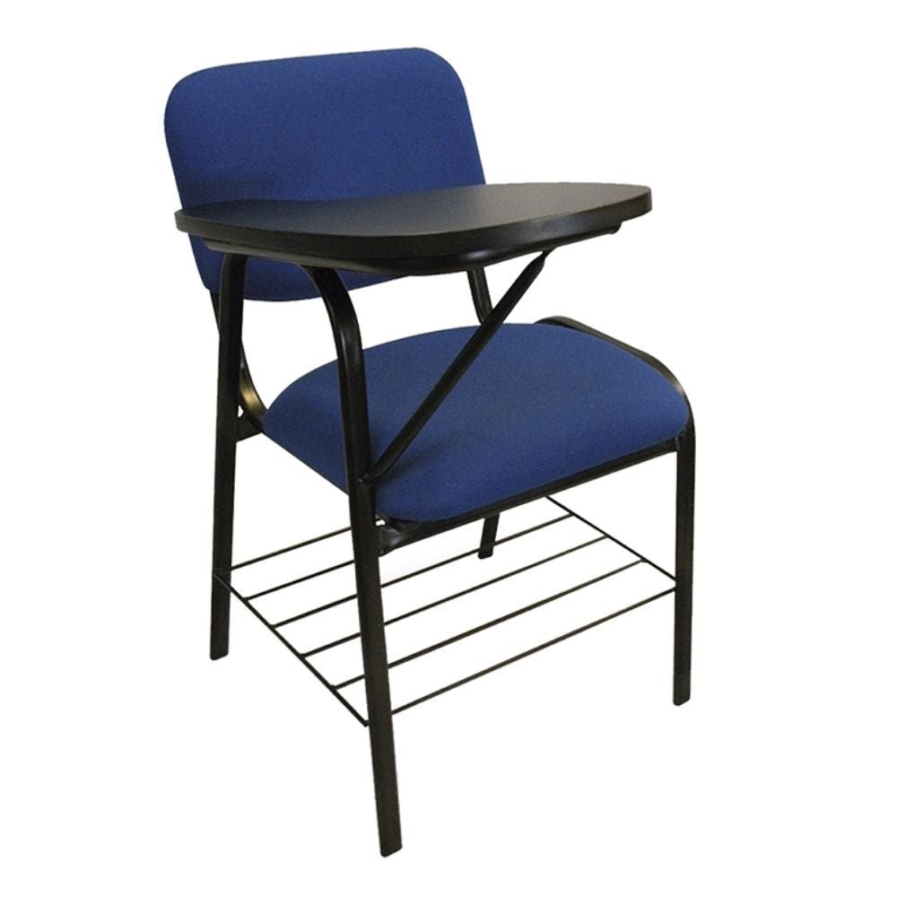 PUPITRE NOGAL BEAT AB - 800 | Pupitre Escolar | Asiento Respaldo tapizado | Estructura Tubo | Paleta | Canastilla | Regatones | Interior - AB - 800 - ALBAR - NOGAL BEAT - Sillas