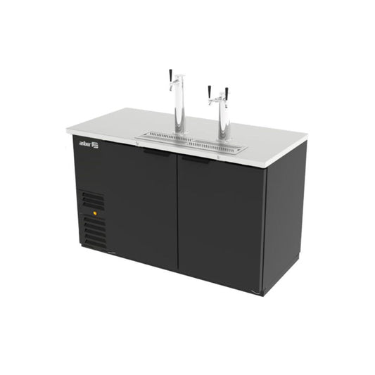 DISPENSADOR  ASBER ADDC-58 HC | Enfriador Dispensador de Cerveza | 3 Barriles | 2 Puertas | Iluminación | 3 Disparos | Iluminación | Eléctrico | Celebraciones Pubs Bares | Eventos Corporativos Estadio Eventos Deportivos Bodas Antro Fiestas 