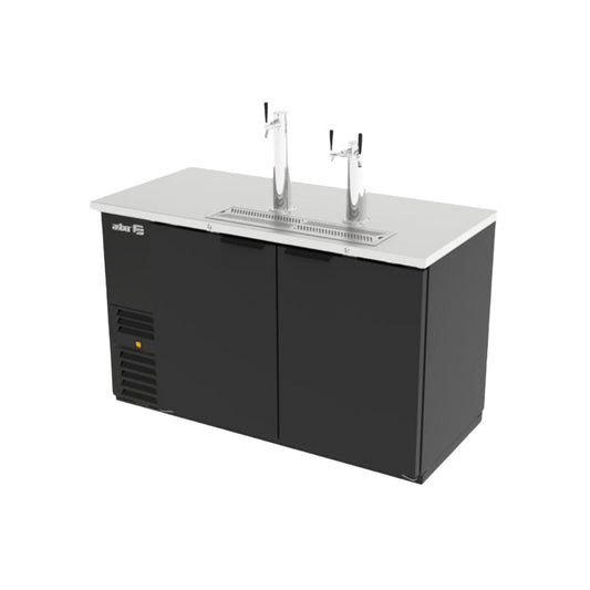DISPENSADOR ASBER ADDC-68 HC | Enfriador Dispensador de Cerveza | 3 Barriles | 2 Puertas | 3 Disparos | Iluminación Interior | Bares Restaurantes Pubs | Eventos Corporativos Estadio Eventos Deportivos Bodas Antro Celebraciones 