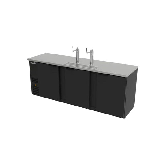 DISPENSADOR ASBER ADDC-94 HC | Enfriador Dispensador de Cerveza | 3 Puertas | 5 Barriles | 4 Disparos | Eléctrico | Acero Inoxidable | Bares Restaurantes Celebraciones | Eventos Corporativos Estadio Eventos Deportivos Bodas Antro