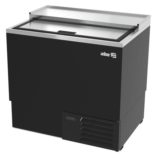 BOTELLERO ASBER AGF-36 HC | Botellero Glass Froster | 1 Puerta | 6 Parrillas | Acero Inoxidable | Lámina | Control Temperatura | Bar Barra | Restaurante Hotel Cafeteria Bistro Fonda Pub Cantina Bebidas Frescas Botellas