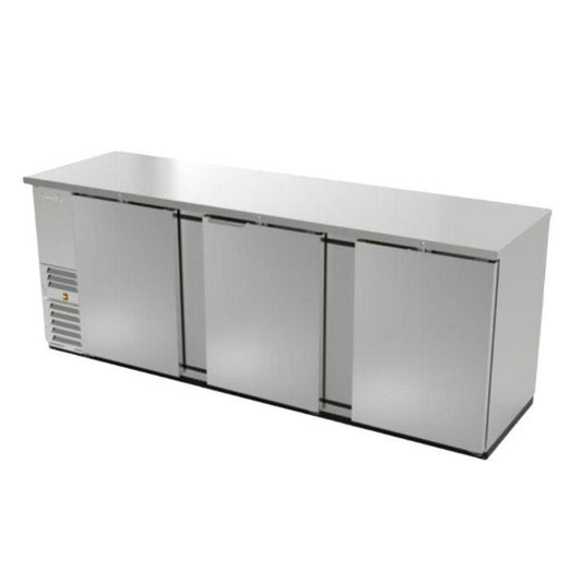 REFRIGERADOR ASBER ABBC-94 HC / S-HC | Refrigerador Contra Barra | 3 Puertas Solidas | Iluminación Interior | Cerraduras | Evaporación Automática | Parrillas | Cocina Hotel Fonda Restaurante Cafeteria Bar Bebidas Conservar Cerveza 