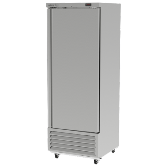REFRIGERADOR ASBER ARR-17 HC | Refrigerador Vertical | 1 Puerta Solida | Iluminación LED | Controles Electrónicos | 4 Ruedas | Industrial Restaurante Cocina | Bistro Restaurante Lácteos Industrial Cocina Cremería Comercios Insumos Hotel Panadería Refresquero Latas Bar Tiendas Carnicería Abarrotes 