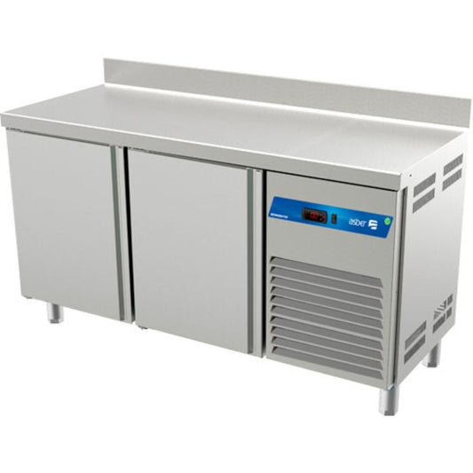 MESA ASBER ASTR-60 HC | Mesa Refrigerada | 2 Puertas Solidas | Acero Inoxidable | Eléctrico | 2 Parrillas | Restaurante Cafetería Alimentos Preparacion Restaurante Cafeteria Cocina Industrial