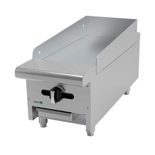 PLANCHA ASBER AEMG-12 | Plancha | Charola Antiderrame | Gas | Acero Inoxidable | Gris | Quemadores "U" | Hotel Restaurante Lonchería Fonda Bar  Quemador Nivelado Cold Rolled Coccion Cocina Industrial Snack Lonches Temperatura Compacta Negocio Cafeteria Restaurante Gourmet Buffet Comida Uso Rudo