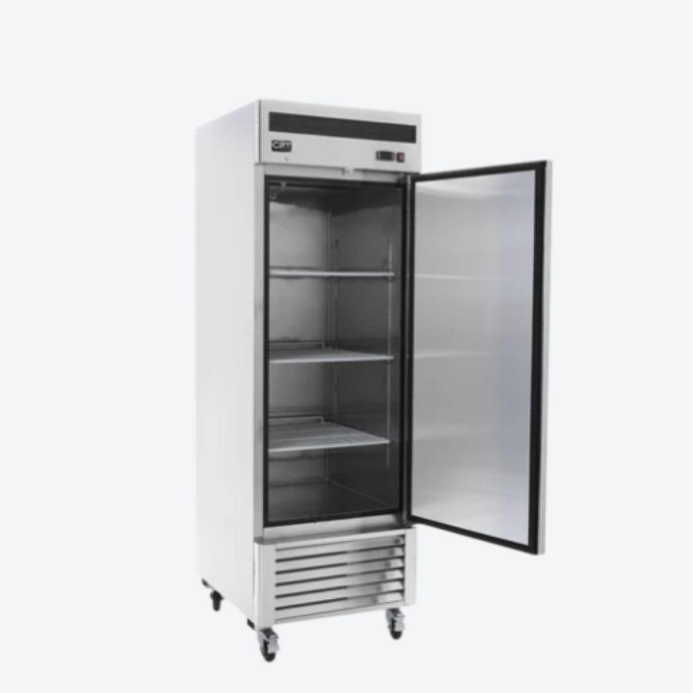 CRT CVC211P Congelador Vertical Puerta Solida Acero Inoxidable Comerciales Tienda Tienda de Convivencia Restaurante Comedor Cocina Profesional Carniceria Pescaderia Lacteos Cremeria Comercio Insumos Hotel Resorts Banquetes Servicios Catering Bar Bebidas Latas Refresco Productos Alimentos Conservador. KitchenMax.Store. Envíos seguros a todo México. Cotiza hoy mismo.